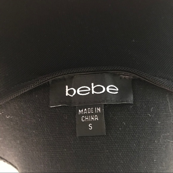 Bebe Red Sheer Top Dress - Picture 5 of 8